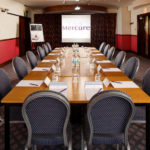The Presidential Suite set up for a meeting at Mercure Ayr Hotel